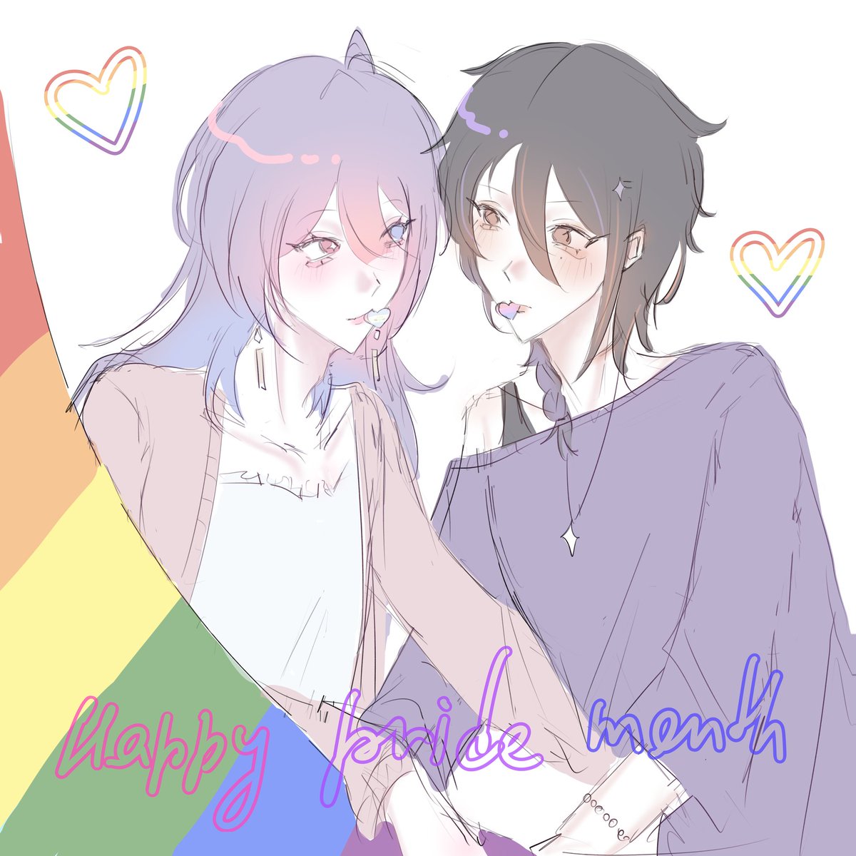 mquuurzi's tweet photo. Happy pride month 🎉 
#oc https://t.co/jdlnED677b