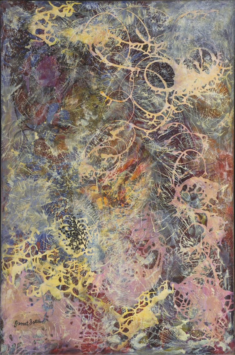 JoeNYLaw's tweet photo. ABSTRACT EXPRESSIONISM
Janet Sobel • Milky Way• 1945 https://t.co/8xs4ByOaLD