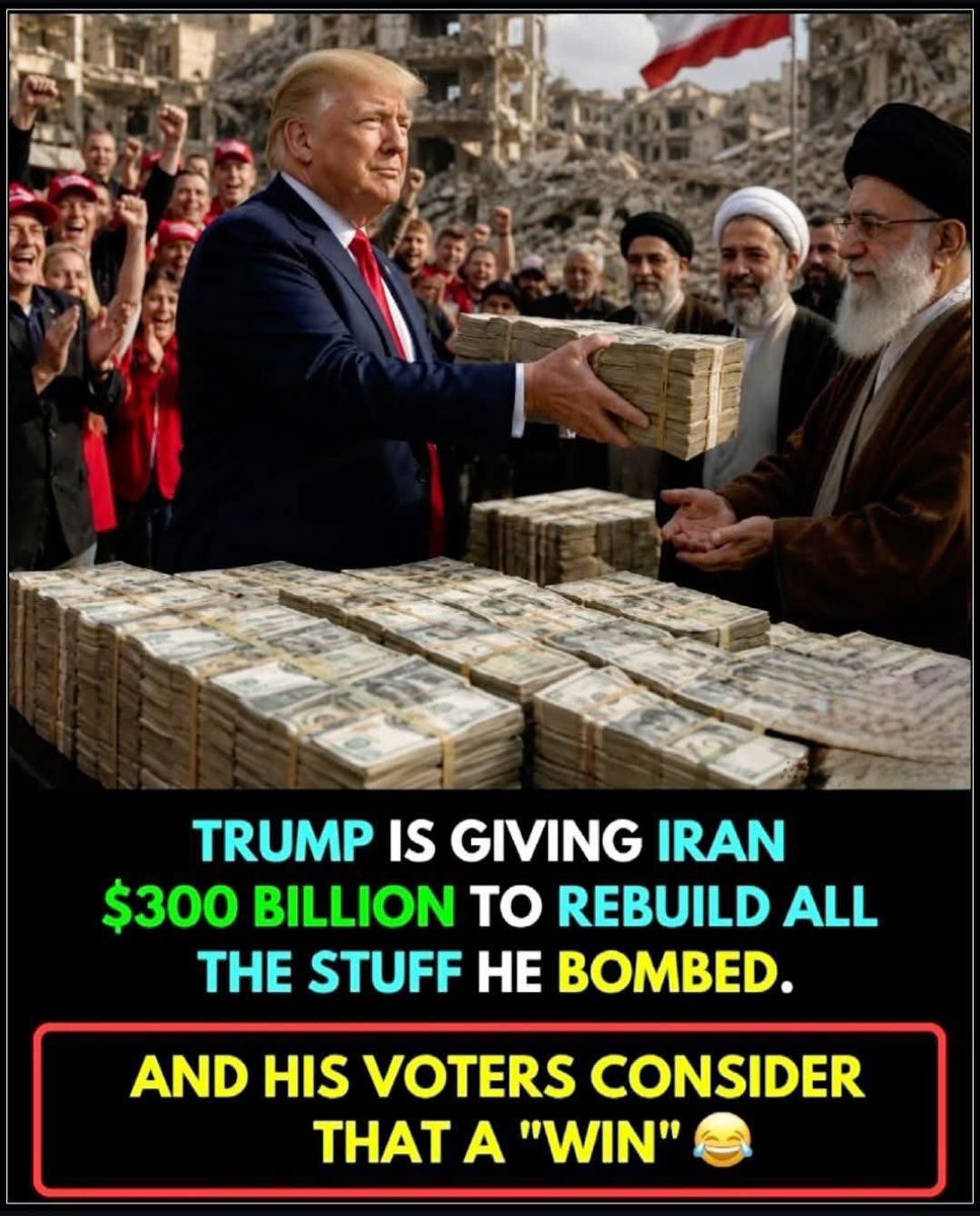 EastEndJoe's tweet photo. This is U.S. taxpayer money, not frozen Iranian assets. https://t.co/bKYmyehDOk