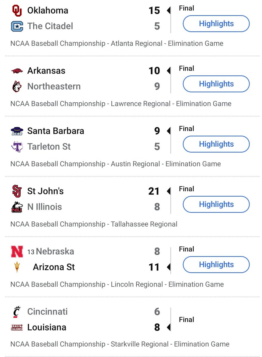 Xlax1306's tweet photo. @bearcatbunch Most teams winning today are scoring > 8 runs. 

The pitching can improve but I agree it was not the main issue. https://t.co/cM2yEAS1LV