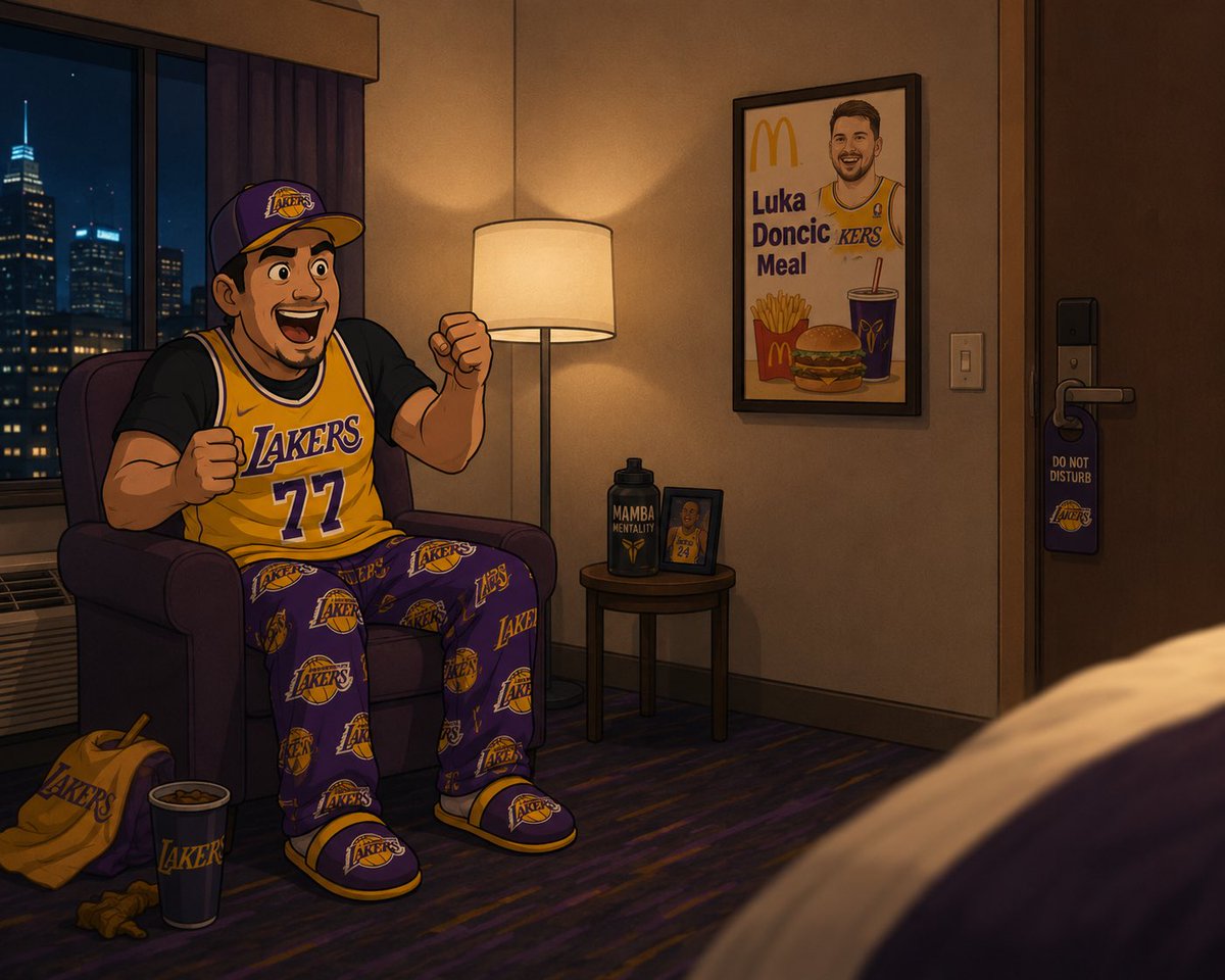 Linebackerdort's tweet photo. Lakers fans anytime the team that swept them loses https://t.co/3biQqn3DcZ