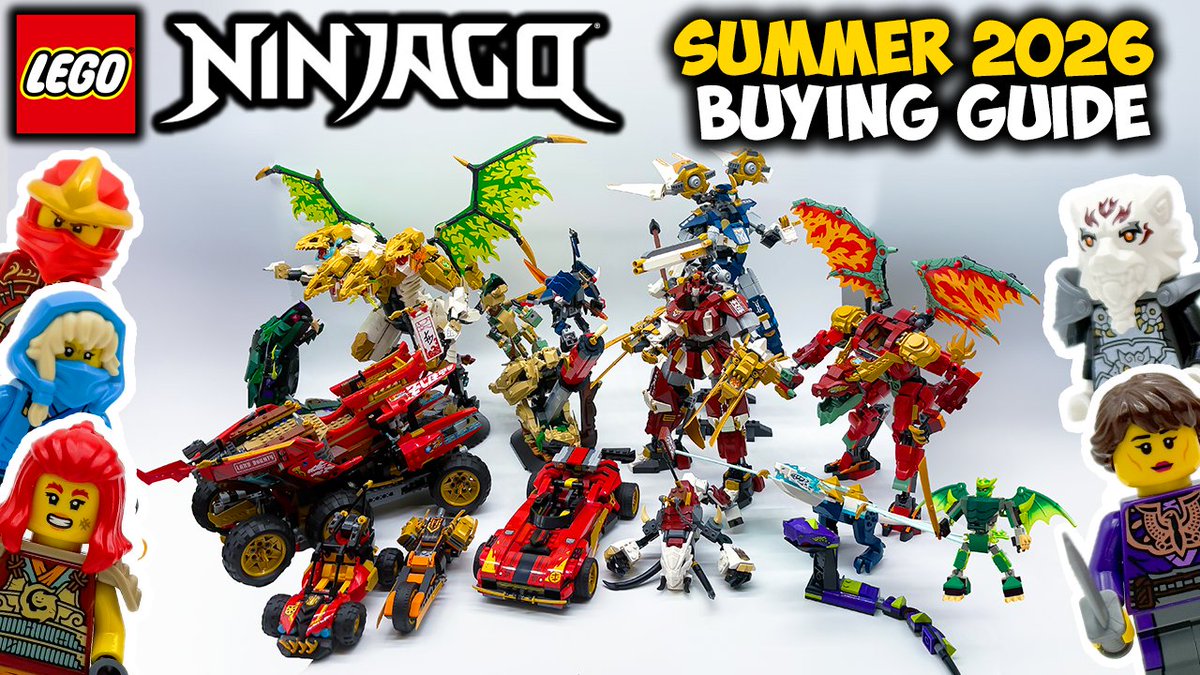 BricksByMind's tweet photo. NEW VIDEO!

Just before the release, here's my buying guide for the Summer 2026 Ninjago sets!

My favorites, least favorites, which ones I think you should buy, and which ones you should pass on.

Check it out below! https://t.co/3wLKmReggu