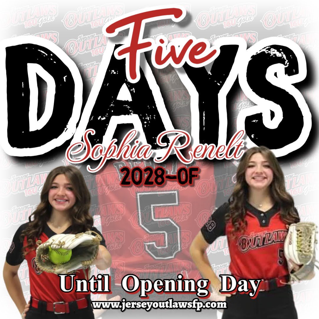 JOutlaws16uGold's tweet photo. Opening day is right around the corner!!! We have 5 days until we hit the field!! #team2 #pact #fireee🔥🔥🔥 @ReneltSophia_5 https://t.co/exU2v49Cpp
