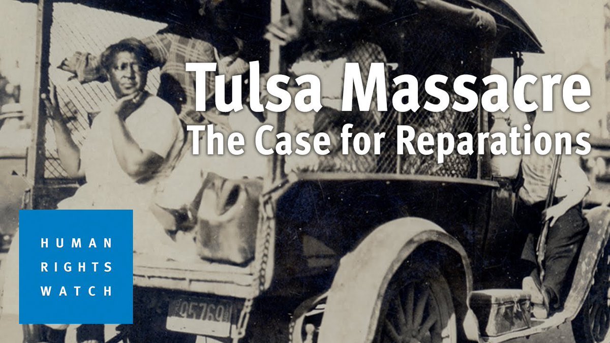 Jazzieeiswhoiam's tweet photo. #OTD May 31, 1921: The Tulsa, OK race massacre, AKA Black Wall Street massacre, begins. For 2 days a white terrorist mob attacked Black residents, homes and businesses in the Greenwood District, one of the wealthiest Black communities in the U.S.

‘The Tulsa Race Massacre Explained’
‘Justice and Reparations’
#History #Tulsa #Greenwood #NeverForget #Reparations