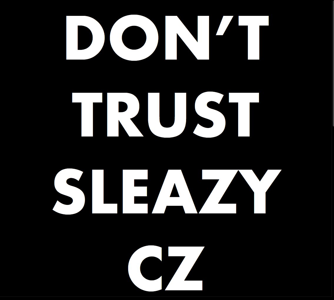 2024Crypto2's tweet photo. @Cointelegraph FACTS: SLEAZY-CZ IS TELLING EVERYONE TO "HODL" SO HE AND HIS CRONIES CAN MAKE EVERYONE THEIR LIQUIDITY WHILE THEY SELL OUT...

CZ IS A SHADY LYING SCUMBAG

#BITCOIN #BTC 
$BTC #CRYPTO https://t.co/021Z9hkf7t