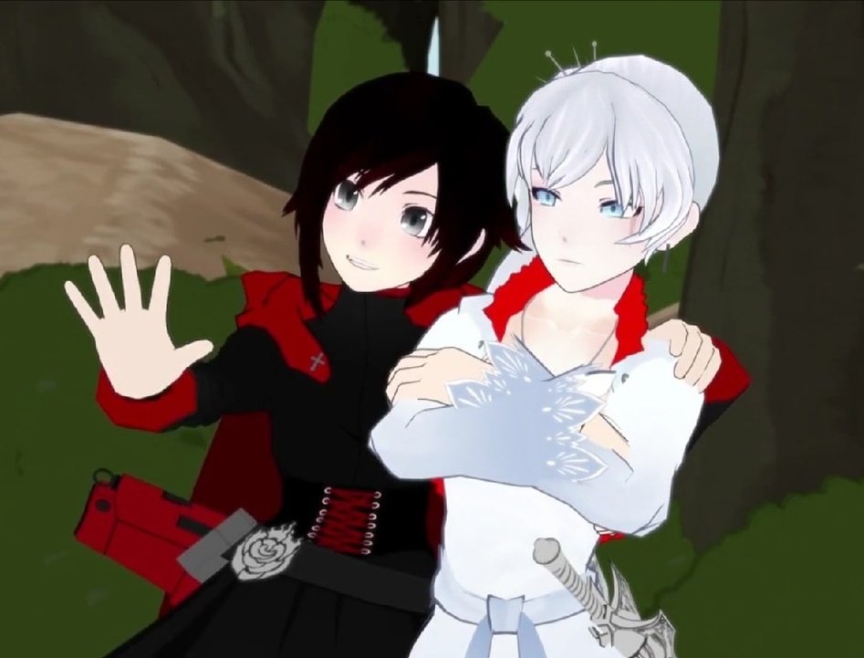 andrea_Gaylove's tweet photo. That's Weiss with Ruby 💙❤️🥺 https://t.co/QlCcSghNWe