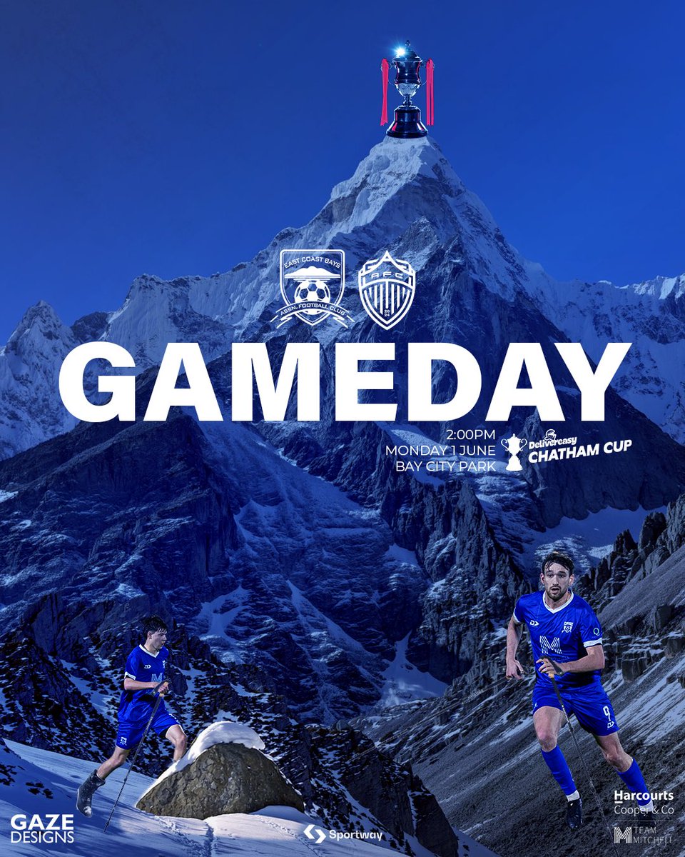 ECBAFC1959's tweet photo. THE JOURNEY BEGINS

Our Chatham Cup campaign begins today with a home tie against Auckland FC Reserves.

The A-League Men champions trophy will also be present from 1:30–3:30pm!

Streaming on Club TV for those who can't make it: https://t.co/pMowQ6Q2kt

#BlueWave🌊 https://t.co/n29UGoS8Wr