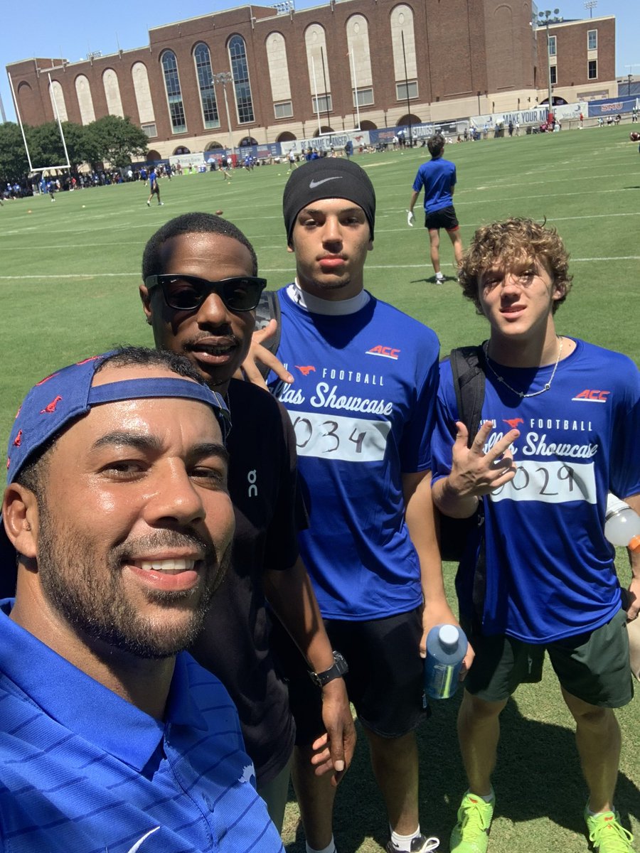 Gage_Willis14's tweet photo. Had a great time at @SMUFB camp today! Thank you for all the coaches that took their time to talk to me. Back in the lab!🧪 @jwillis_16 @GrowthWithDesso @d_hatcher80 @Zoumboukos65 @jkemper59 @TrojanAnderson @_ParkerStone @SMUFB https://t.co/oBSpZrsd18