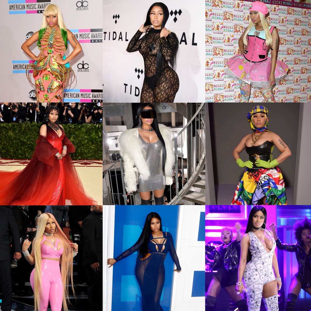 brunoinhere's tweet photo. In your opinion, what is the most iconic Nicki Minaj look of all time? https://t.co/2lYlXsdqJ0