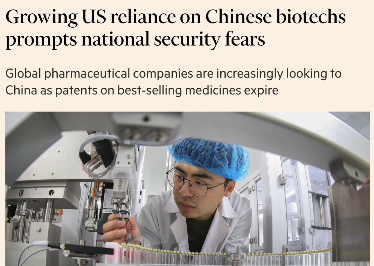 agent_of_change's tweet photo. Restricting China’s better, cheaper cancer drugs on national security grounds is a whole new level of “better dead than red”. https://t.co/uPGQmHZPSf