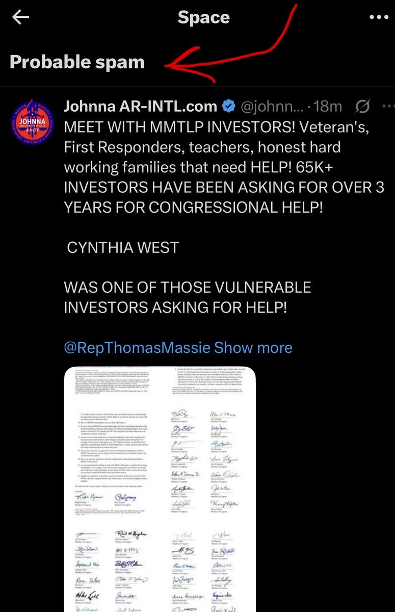errantpotato242's tweet photo. @legitbrittFLA This lady named “John” is a known conspiracy whacko!
Not just “probable” spam, John is “definitely” spam
#shellgameSHAMgame https://t.co/ll4iIlUDCc