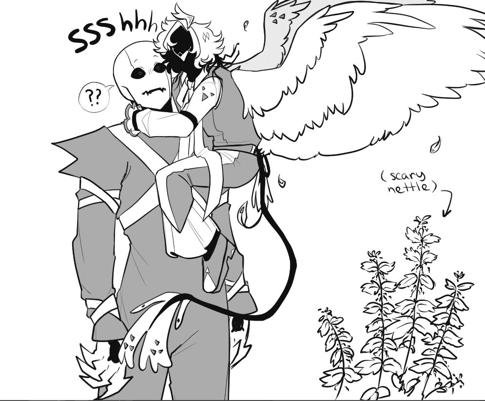CiferolD7's tweet photo. Booo, scary nettle~
Jokes aside, it's really scary, lmao.
I can understand Polly 😭
#xtale #xgaster #underverse #SystemFilesBP https://t.co/4aQXpVqprG