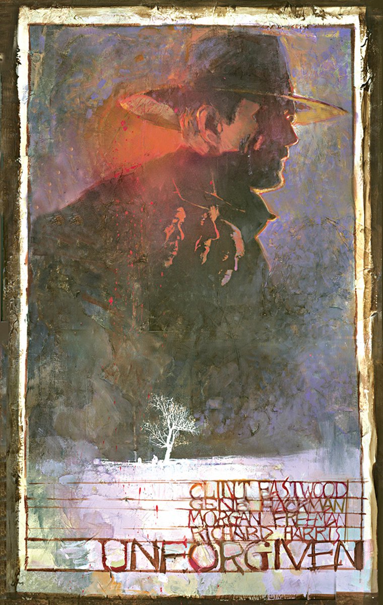 DavidLambertArt's tweet photo. Bill Sienkiewicz's unused poster designs for Unforgiven: https://t.co/q4AnEqmBXA