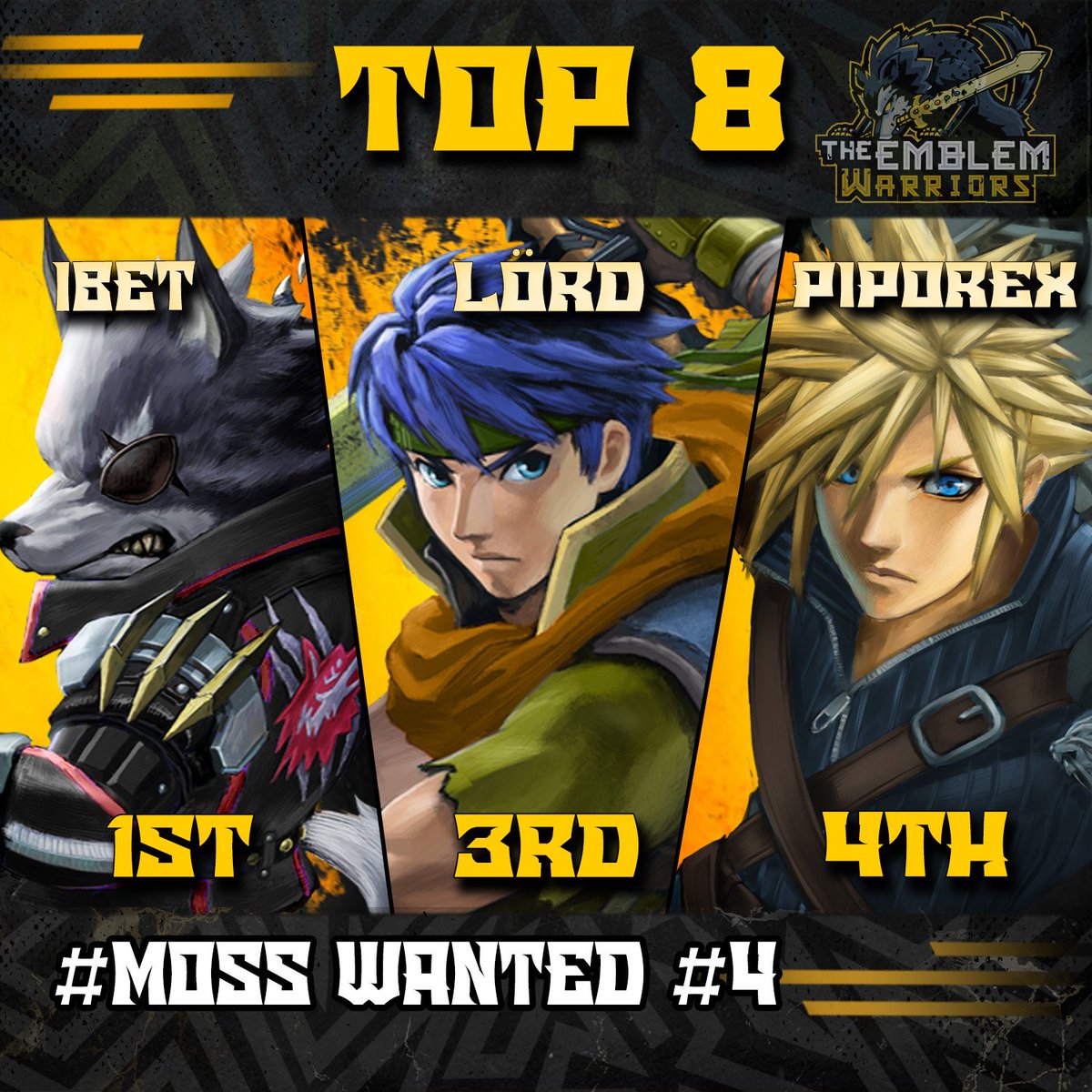TEW_Esports's tweet photo. Felicitamos a nuestros compañeros por sus resultados en "DSL Trainers league series #20/21" y "Moss Wanted #4" 🥳💛

@jushanxd
@iBet_02 
@_Lord1_ 
@Piporex86

#GoTEW 🛡️⚔️

⬇️Bracket⬇️ https://t.co/xvtWTTu5Ja