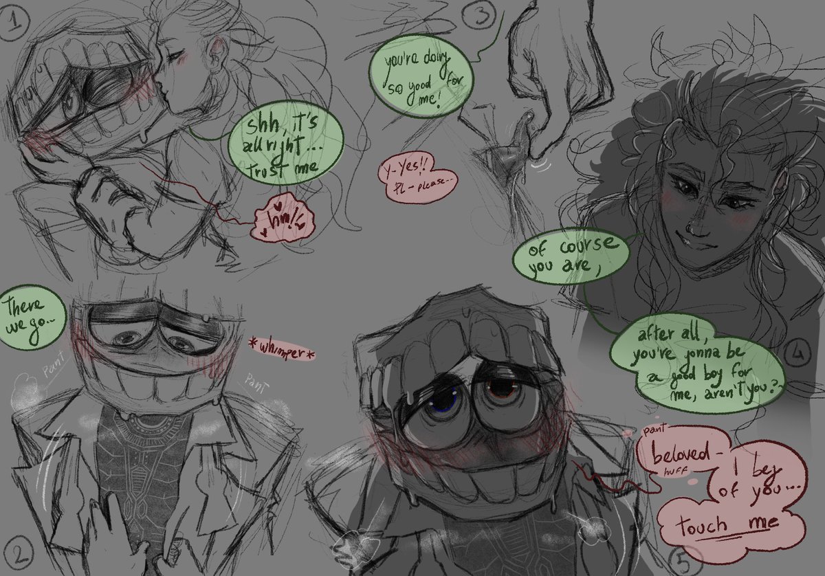 Spoicy_chimken's tweet photo. Part 4/(?) of the self indulgent smut with self insert, if anyone would like to have a look… 

#genitalcircus #caine https://t.co/lYryLXl6yM