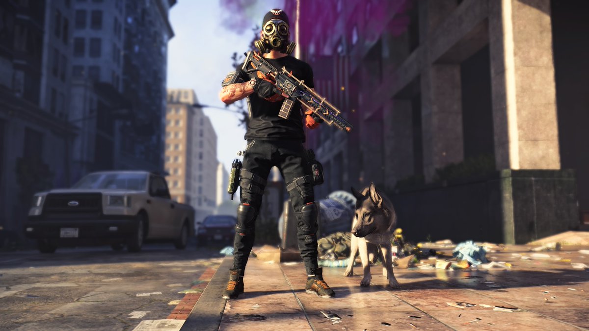 SkullyGates's tweet photo. i think at this point we're all ready to have a K9 companion right? @TheDivisionGame #thedivision2 https://t.co/0LyBDEAHkw