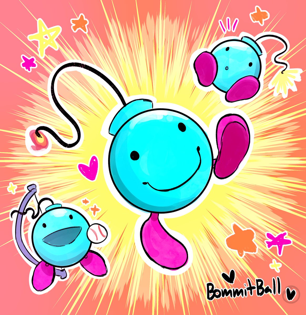 BommitBall's tweet photo. @hah_rinne Congratulations on 900 followers!! :)
I'd love to see your take on my charcater named BOMMITBALL https://t.co/pi5xKSocwq
