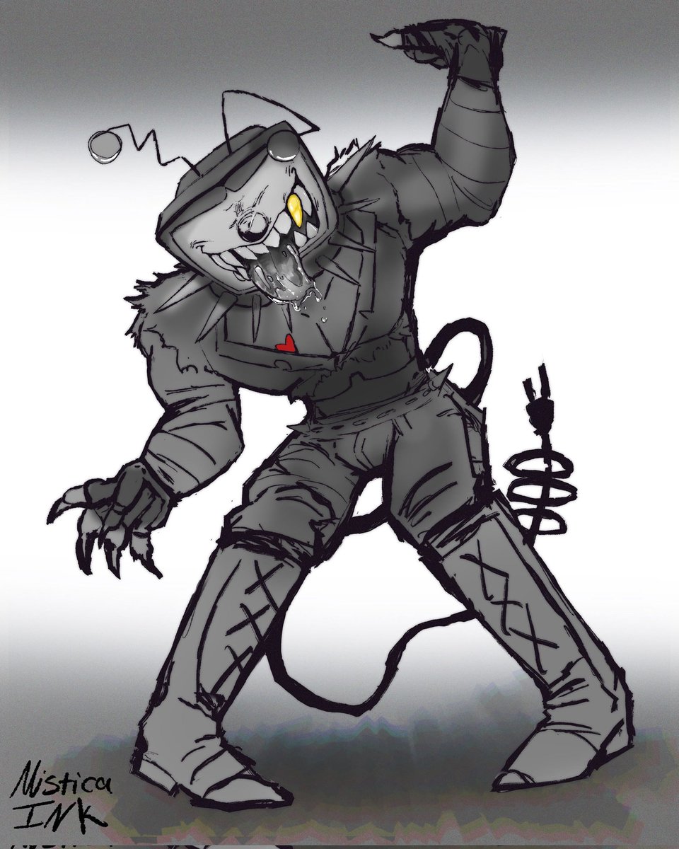 MisticaInk's tweet photo. original design and concept by Banana Bread[TV] on tiktok! I LOVE this boi and have been really wanting to draw him dont be suprised if i draw him even more! #rockstartenna #tenna #tennadeltarune #deltarune #deltarunetenna https://t.co/BU4onaTEX6