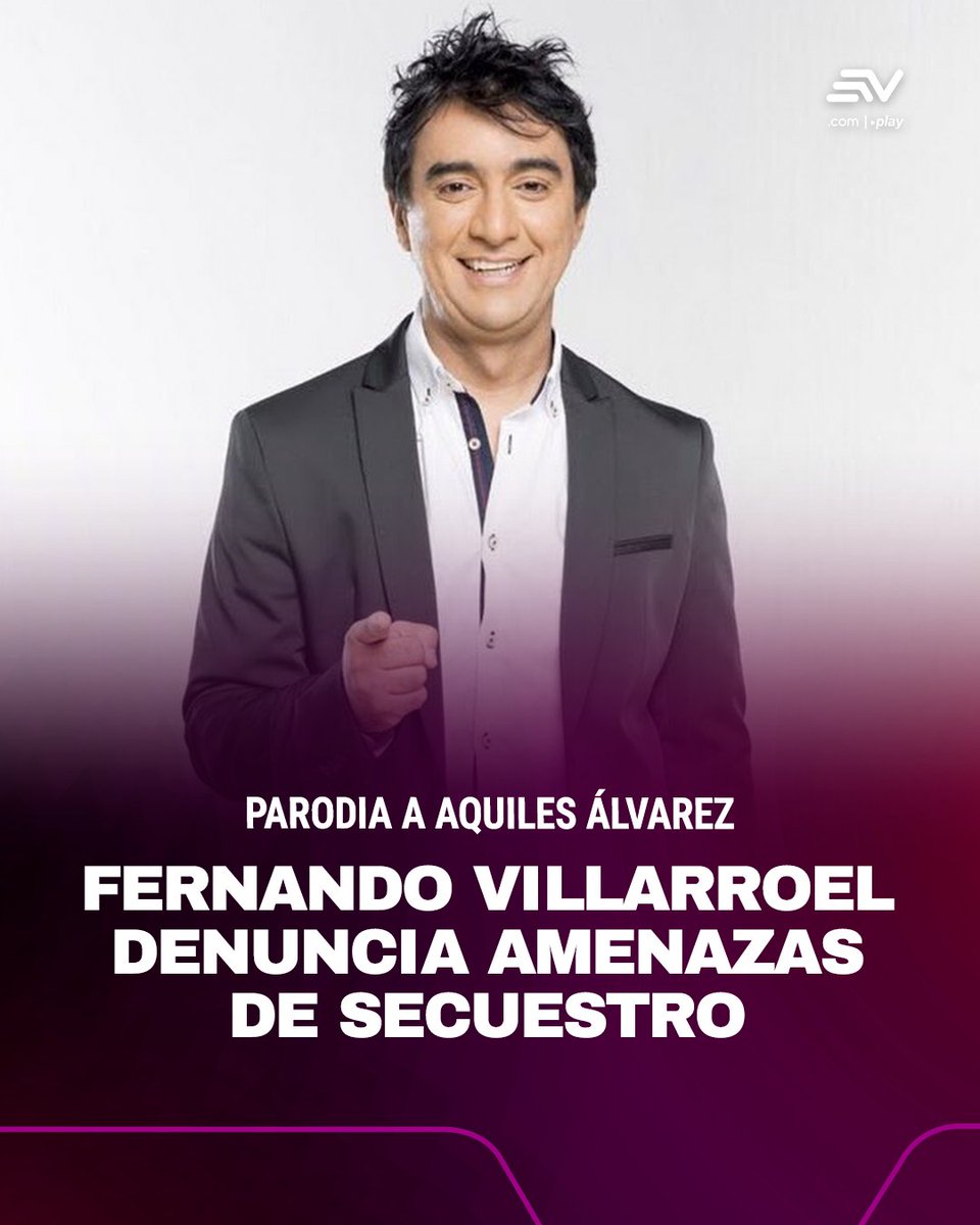 ecuavisa's tweet photo. 📢 El actor, comediante y director Fernando Villarroel denunció haber recibido graves amenazas contra su integridad física, pocos días después de que un video suyo sobre la coyuntura legal del alcalde de #Guayaquil, Aquiles Álvarez, se hiciera viral. 👉 https://t.co/oAymV8CcCc https://t.co/gBt8U0sGEn