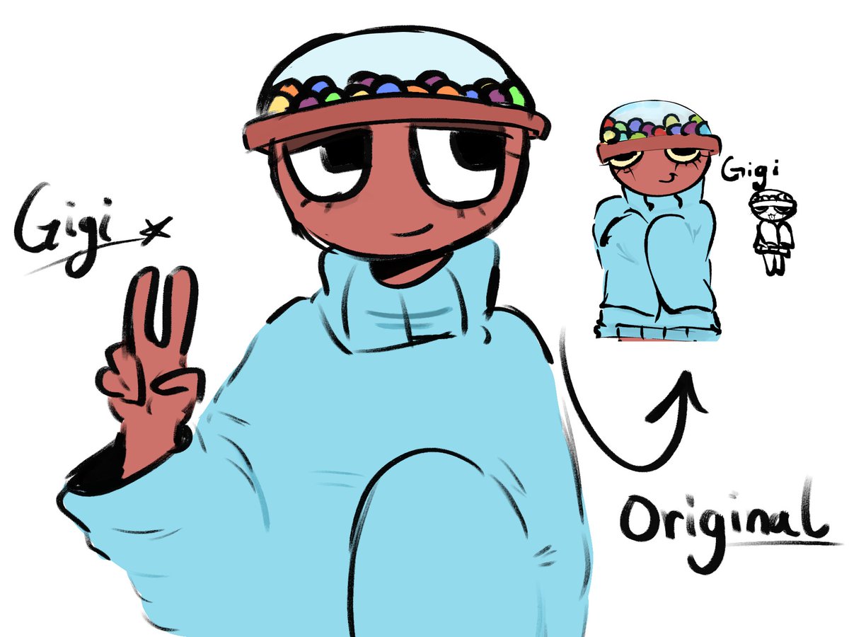 BubsTNT's tweet photo. Oomf told me to post my redrawn toons i did last nighttt so i will post these dont flame me!!! @gnihsagrag2 #dandsworld #dandysworldfanart #Gigi #Yatta #RazzlenDazzle https://t.co/wUKRCsG6Ps