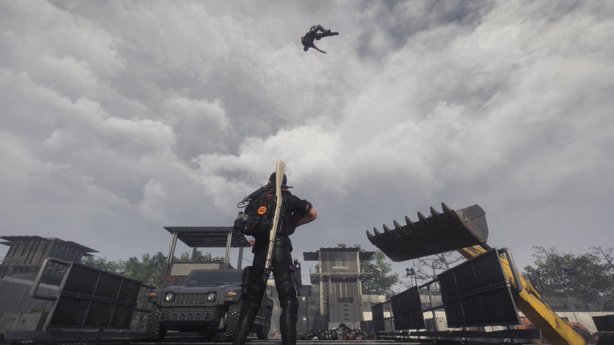 SkullyGates's tweet photo. When you use a backhoe to throw away the trash. 
Not that simple but effective.

@TheDivisionGame #thedivision2 https://t.co/uS1X2XSfzM