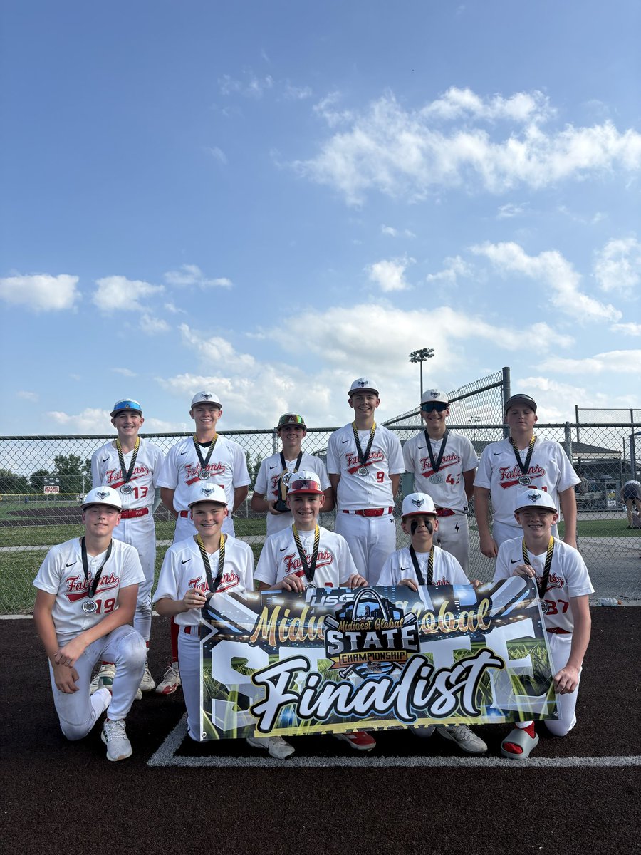 KCSPORTS's tweet photo. Congratulations to both of these teams on making it to the championship game in our Midwest Global State! #PlayUSSSA 

13AAA
🥇- Cavs 
🥈- Falcons 

@USSSABSBL | @USSSA_Midwest | @USSSA_KC | https://t.co/iVl6aUqqi8