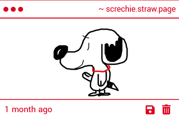 screchie's tweet photo. i havent checked strawpage in ages 😭thank you for the snoopy!!! https://t.co/uqsbGIN1mS