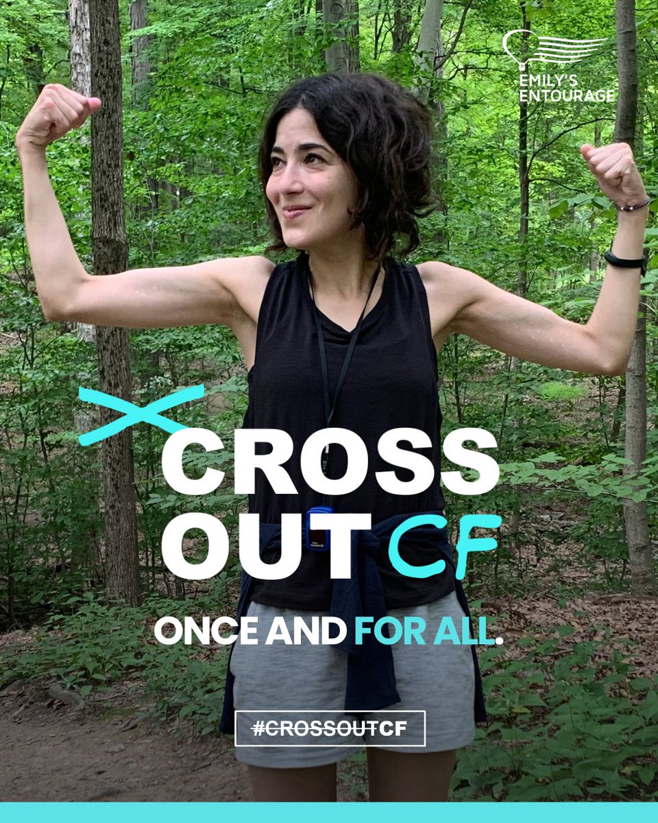 EmilysEntourage's tweet photo. While #CysticFibrosisAwareness Month may be ending, our resolve here at Emily’s Entourage is stronger than ever. 

We’ll keep racing until we #CrossOutCF—for every single person living with #cysticfibrosis and the people who love them. 

100%, full stop! ❌💜

#CureCF #CF https://t.co/Mhx7VDygC5