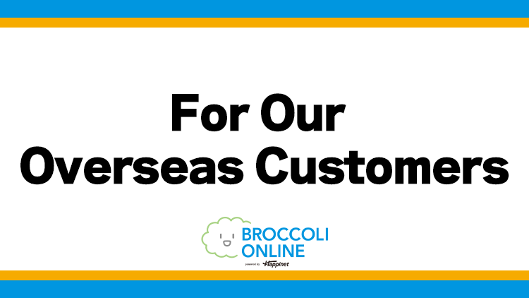 bro_store's tweet photo. 【For Our Overseas Customers】

For customers living outside Japan,
you can now purchase items from "BROCCOLI ONLINE" via the proxy purchasing service "#Buyee" 🎉

Check the list of eligible products here➡https://t.co/X3CVqoRbtA https://t.co/VcKWwNZOu5