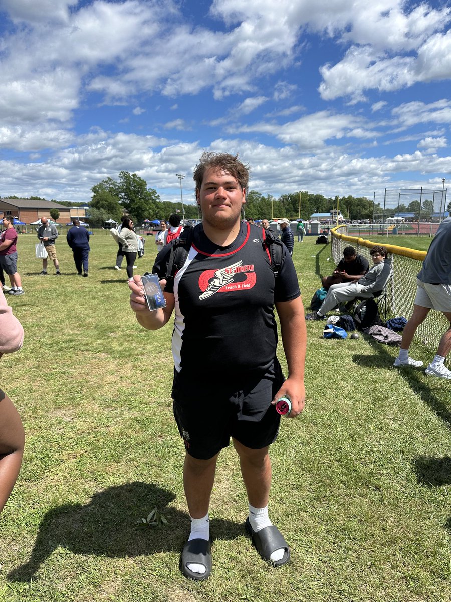DonohueJr's tweet photo. Congratulations SJA Boys Teack and Field Luca Schiano on placing 3rd at the NJSIAA State Non Public Meet yesterday. Continued Success at the Meet of Champions.
 #HSLive 
#LetsGoStJoe🐾🏋‍♂️❤️🤍🇺🇸 
@HammGazette @McGurkSports @RimbackSports @ACPressMulranen @njmilesplit https://t.co/OGqlQ9A08E
