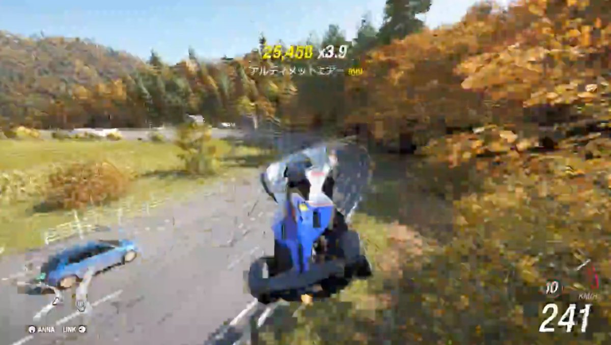 RecGame_RA's tweet photo. 『Forza Horizon 6』の日本マップ、時速400kmで大事故を起こした後、
コンビニの駐車場に停車する動画がバズってますね🚗🏪 背
景に富士山まで見えてて再現度が高すぎます。

さらに、渋谷・東京タワー・箱根峠まで再現されてて、
日本人プレイヤー的には「ここ知ってる！」ってなる場所が多すぎて楽しそうです。