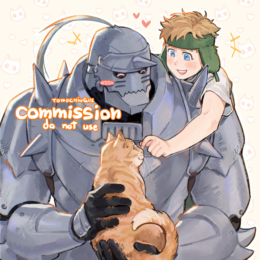 tomochingus's tweet photo. cmm of al and fletcher from some time ago! beloved otoutos 🐈💕 #fma https://t.co/ULLJaJTX6W