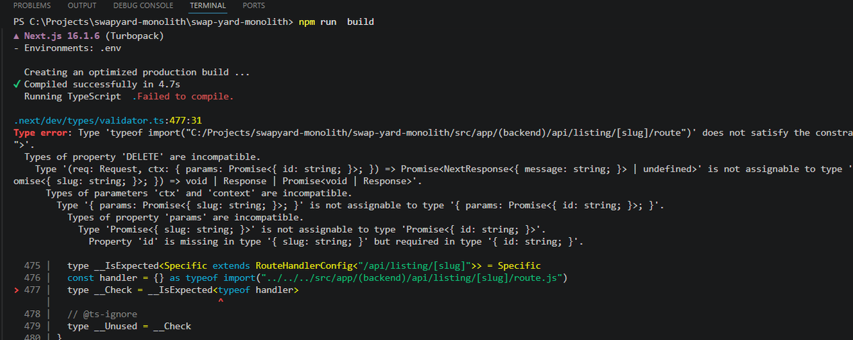 Edarth123's tweet photo. Day 65: Compile-time errors

I have to push my code to production now, cus the team has been asking for a live preview. Didn't want to touch code until now but anyway...

Dealing with compile-time errors which will be resolved tomorrow (its already near midnight)

#100daysofcode https://t.co/MEqZM6NTZM