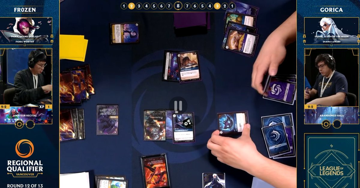 DubbyCasts's tweet photo. Action speed Turn to Dust on stream where both players really need the win.

Really shows that something needs to be done about the time limit of each game. Lots of these games are going to OT and forcing players to rush turns or waste time depending on their position. https://t.co/BlRlqiQFYa