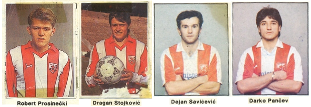ExtremeFootbal4's tweet photo. Robert Prosinečki, Dragan Stojković, Dejan Savićević &amp; Darko Pančev Red Star Belgrade 1989/90 https://t.co/dmcTuTJJhA