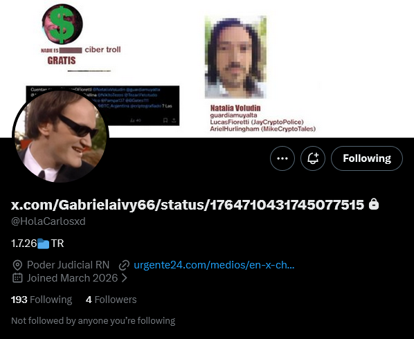AntiOperadores's tweet photo. Uy como te la enterraron todita jaja hasta el fondo 👉👌 @guardiamuyalta @LucasFiorettti @ArielHurlingham @NataliaVoludin https://t.co/DGOdeXDalx