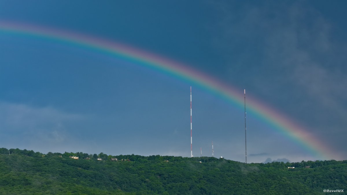 RevelWx's tweet photo. @spann Beautiful rainbow over Eastern Huntsville https://t.co/QVpNNQ9qFt