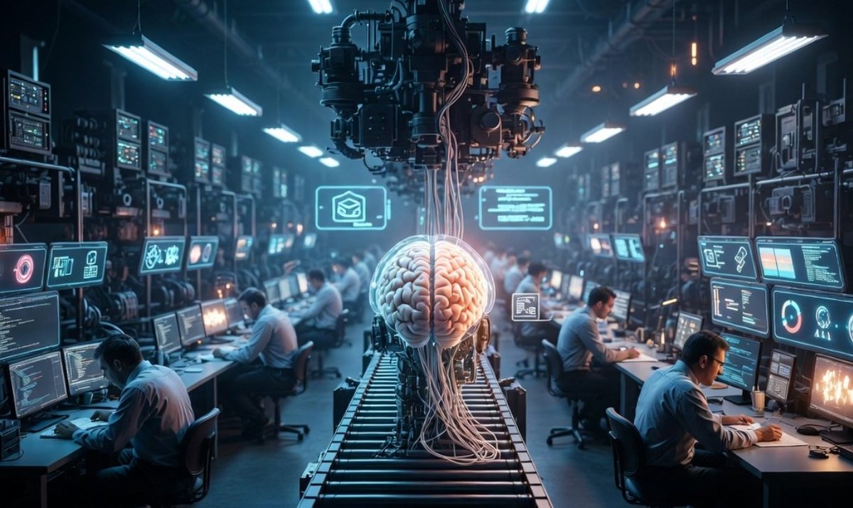 _adrianramirez_'s tweet photo. 🏛️🧠 | LA ESTRATEGIA DE LA PROLETARIZACIÓN COGNITIVA

El capitalismo digital ha sacrificado la histórica promesa de ascenso social en pos de la proletarización cognitiva (Stiegler): el deterioro estratégico y global de las capacidades intelectuales a través de las plataformas:

ETAPA 1. Captura de la heurística (La extracción del método)

El software y los modelos de Inteligencia Artificial no se limitan a almacenar datos; absorben la heurística profesional: la intuición, los giros creativos y los criterios técnicos refinados tras años de estudio y experiencia.
Lo que antes constituía el valor diferencial e intangible de los originales, ahora queda archivado y codificado como inputs de entrenamiento para alimentar al algoritmo. El sistema aprende a "pensar" y actuar como el profesional.

ETAPA 2. Gramatización y pérdida de agencia (El humano como auditor)

Una vez que el sistema ha codificado el conocimiento, ocurre lo que Stiegler denominó la pérdida de saber: la plataforma invierte la dirección del flujo. El profesional ya no crea desde un lienzo en blanco, sino que se convierte en un auditor de soluciones prefabricadas.
El diseñador ya no inventa la estética, parametriza una plantilla.
El programador no escribe código, corrige la sintaxis generada por la máquina.
Al reducir el intelecto a mano de obra de supervisión, el pensamiento original se atrofia por desuso.

ETAPA 3. Subsumción métrica (La estandarización del ritmo)

Al mediar todo el trabajo intelectual a través de una interfaz común, la calidad crítica y la profundidad conceptual se vuelven invisibles para el sistema. El algoritmo deshumaniza el rendimiento reduciéndolo a variables puramente cuantificables: velocidad del flujo, entregas por minuto y tasas de retención. El ritmo biológico y cognitivo del trabajador se somete por completo a la optimización técnica de la plataforma; la creatividad queda subordinada a la métrica.

ETAPA 4. Comoditización y subasta global (La devaluación del mercado)

Como consecuencia de las etapas anteriores, el profesional es despojado de su singularidad. Al estar el conocimiento "enlatado" y los procesos estandarizados, el trabajador intelectual deja de ser indispensable para convertirse en un componente genérico e intercambiable.
El empleo entra de lleno en las dinámicas de la gig economy: una subasta internacional en tiempo real donde el profesional compite contra millones de trabajadores precarizados, empujando el valor del salario intelectual hacia el piso de la mera subsistencia.

Así, al otro lado de la obnubilación por las innovaciones, el tecnofeudalismo no está automatizando tareas, está automatizando sujetos: el capitalismo tardío lo que ha hecho es subir el cerebro a la línea de montaje 

Ya no somos mentes libres en la era de la información. Somos los nuevos obreros del tecnofeudalismo, atrapados en una cadena de producción invisible donde el software extrae el valor de nuestro intelecto y nos devuelve la alienación de una pantalla.