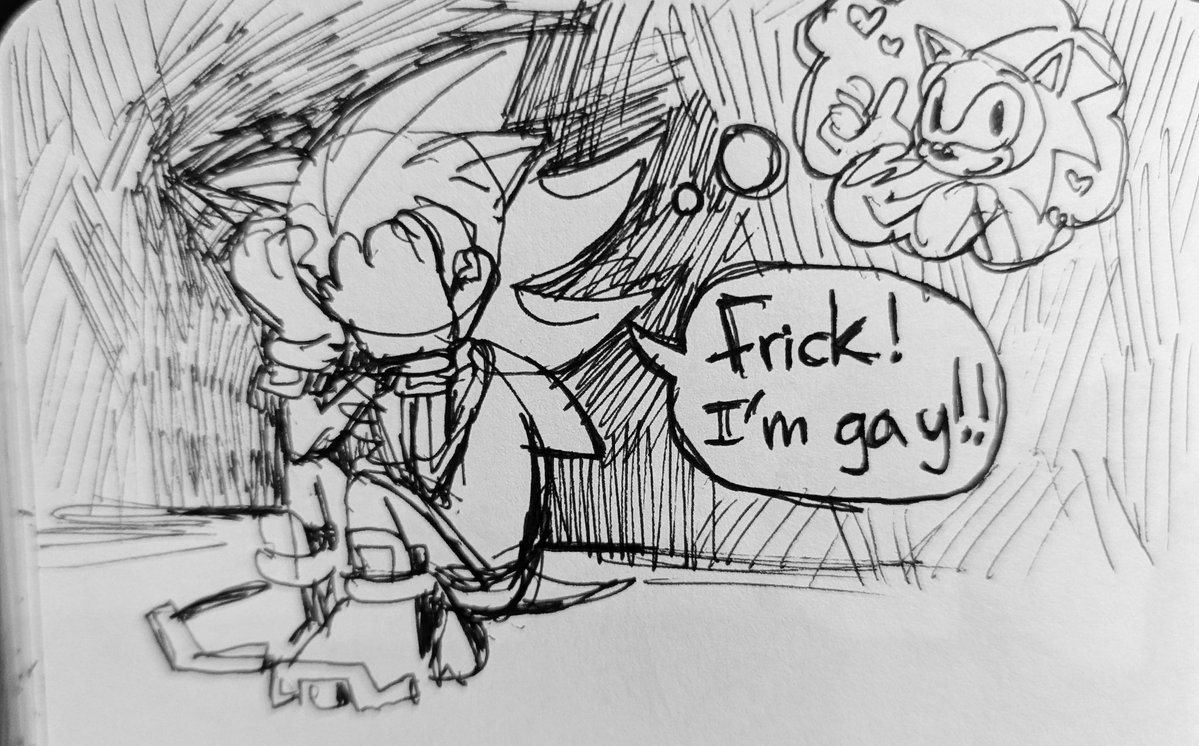 Cat_Makes_Art's tweet photo. #sth #SonicTheHedgehog #ShadowTheHedgehog https://t.co/ZySww4882h