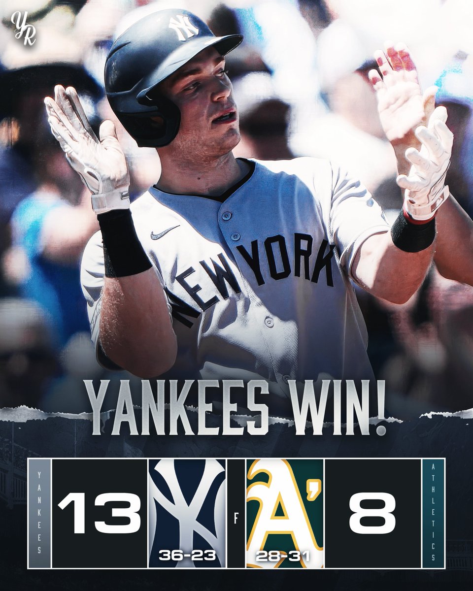 YankeeReport_'s tweet photo. 5-1 road trip complete! ✅ https://t.co/IGET5UvoSY