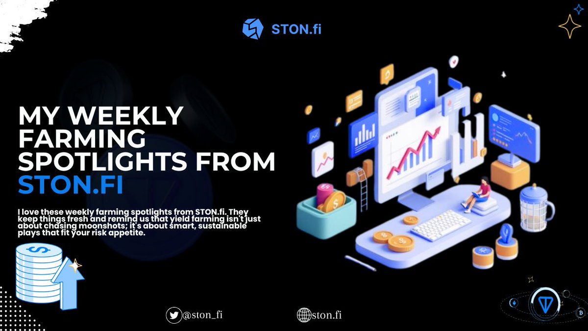 mikeanselem's tweet photo. It’s farms o’clock again… and I just rebalanced my liquidity on https://t.co/S2Ohp3RoO8.

No chasing random APRs this time.

Just 3 pools that actually make sense this week

A Thread 🧵 👇

#STONfi #DeFi #DEX #TON #web3 https://t.co/aslUzQIitz