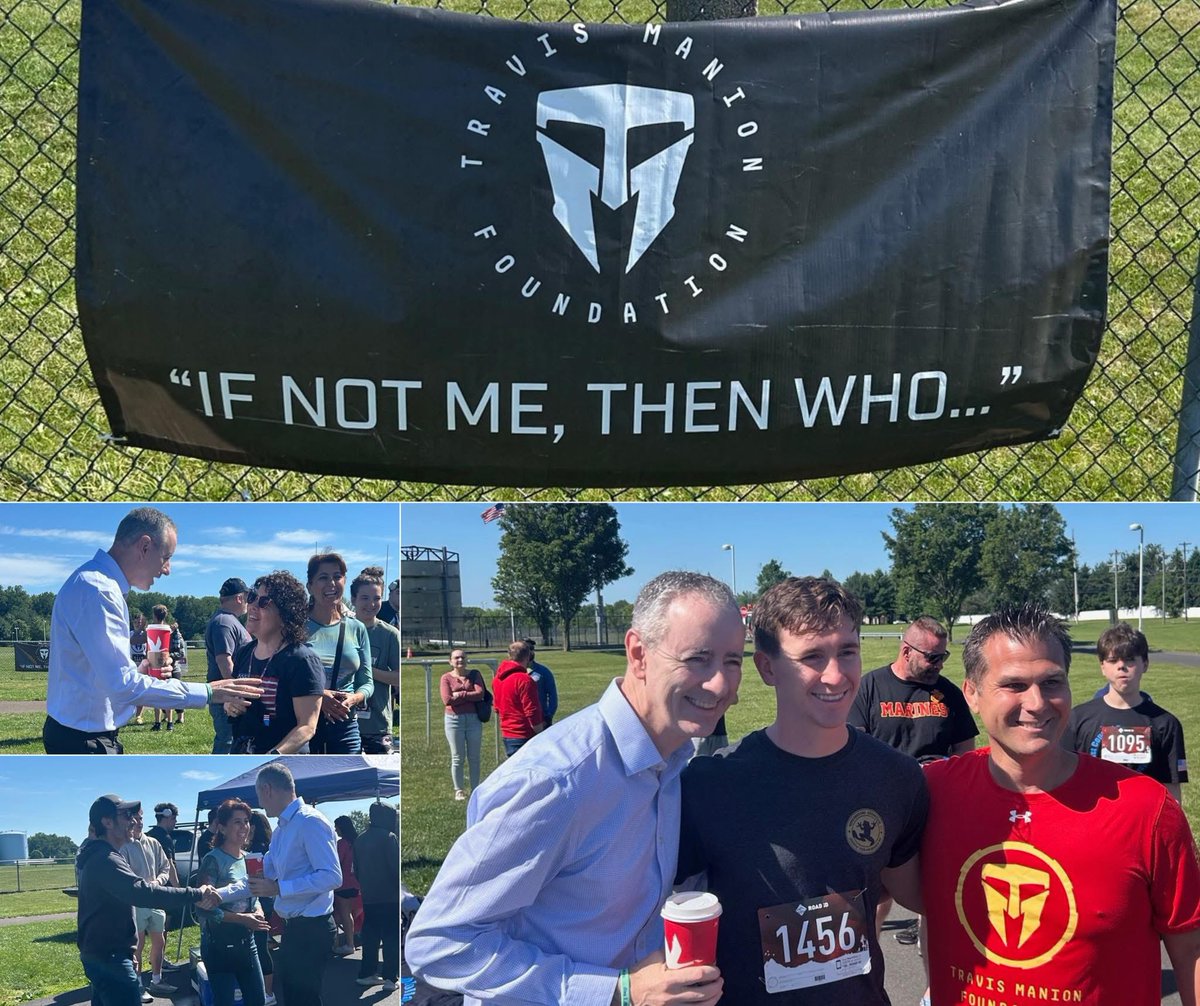 RepBrianFitz's tweet photo. Great to be with the @CouncilRockSD @TMFoundation Club at their annual Character Does Matter 5K today! 

What makes this event so powerful is who leads it: high school students who have taken the mission of service and remembrance to heart.

They are not just organizing a race. They are honoring our fallen heroes, supporting our veterans and military families, and demonstrating to their peers that character is built through service to others.

I could not be more proud to work alongside these outstanding young leaders year after year, and am continually inspired by their dedication to lifting up the brave men and women who serve our nation. 

Big thanks to all the volunteers, supporters, and the incomparable Connie Whalen for her leadership, friendship, and tireless work with the Travis Manion Foundation and our veteran community.

We remember, we honor, and we carry their legacy of service forward.
