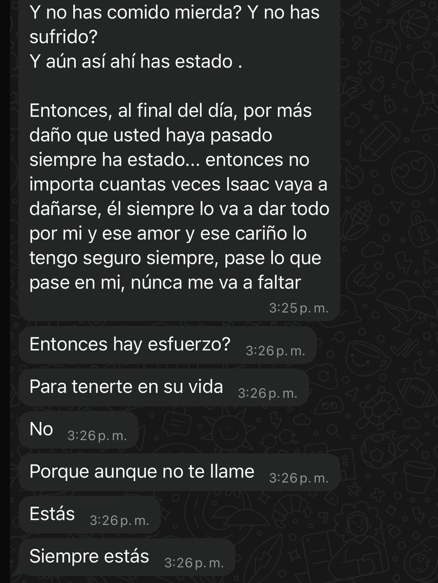 boyisnameisaac's tweet photo. Hay palabras que duelen pero sanan https://t.co/Rtp4ZJk0G7