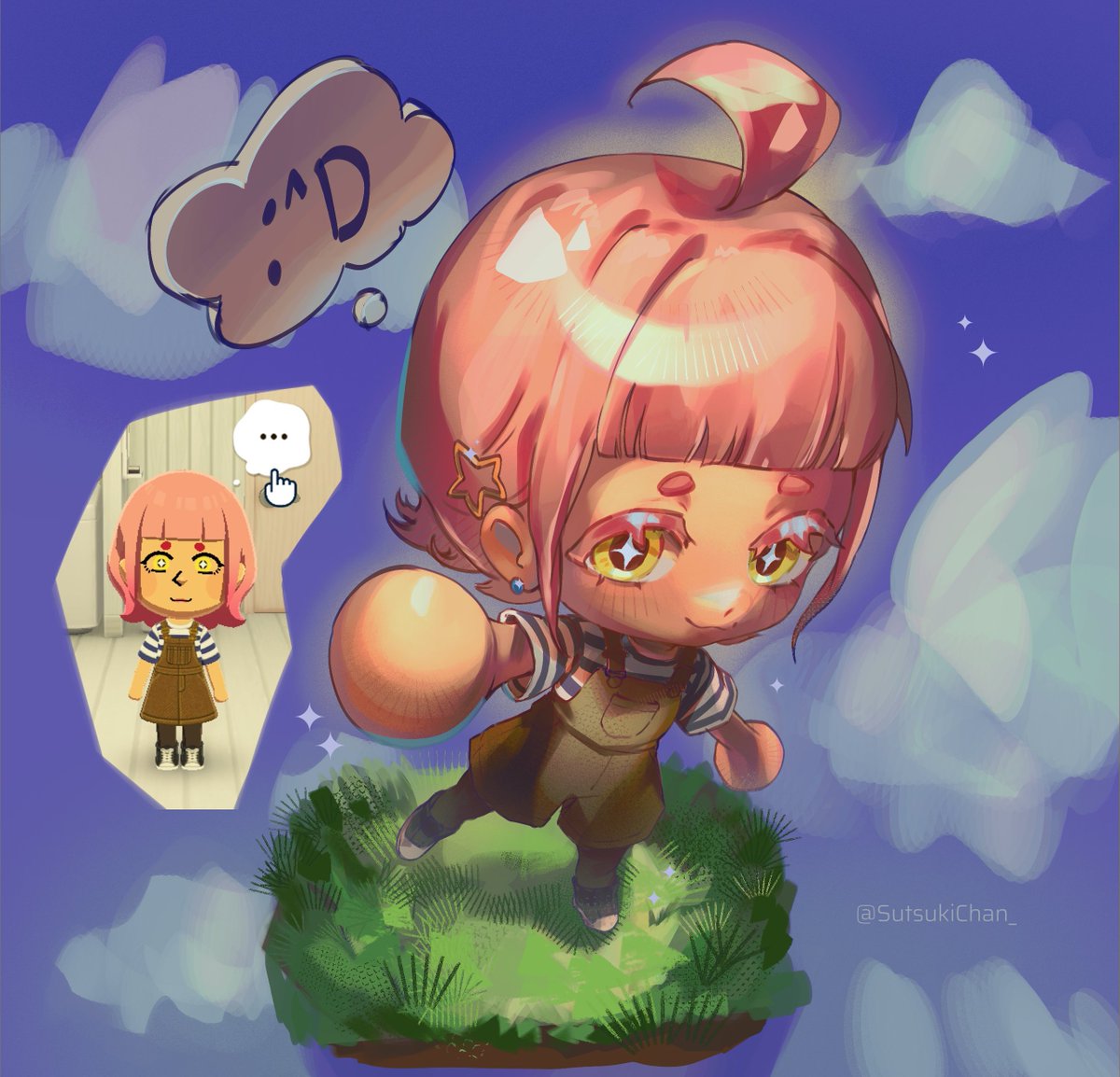 SutsukiChan_'s tweet photo. Mii drawing https://t.co/2CJ9ZtiotV