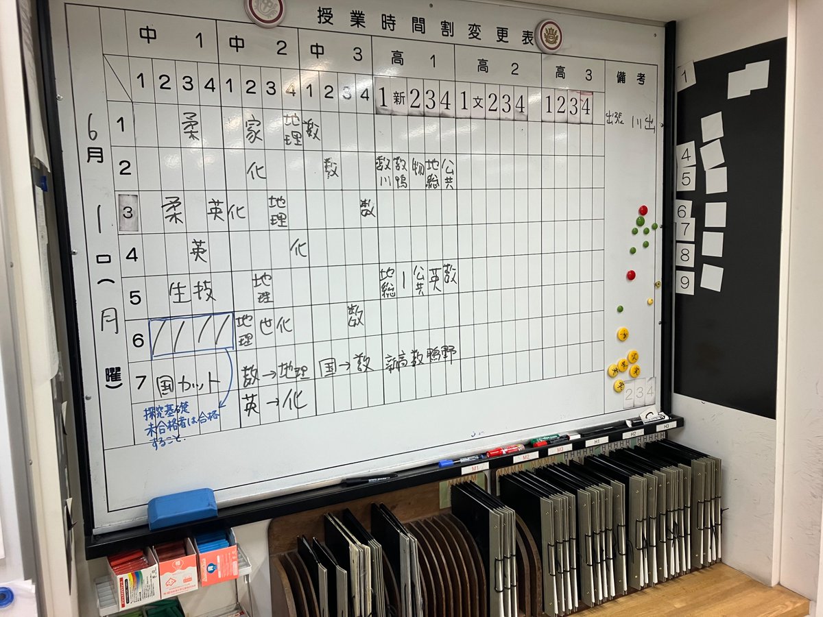 ND_timetable's tweet photo. M1カット、M2〜H1変更 https://t.co/FukjW5iWuX