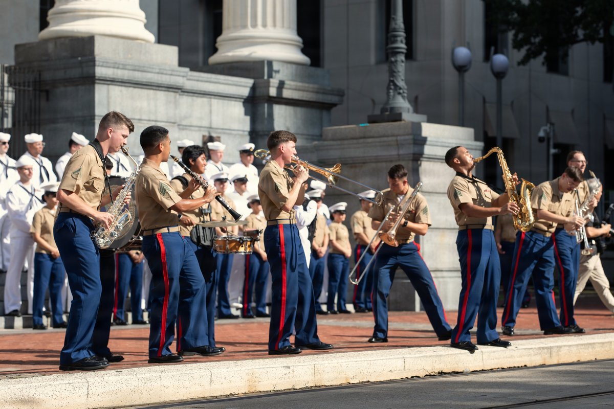 marforres's tweet photo. Service members join civic leaders, international partners, and community members at a Sail 250 New Orleans reception at Gallier Hall on May 29, 2026.

#Sail250 #MARFORRES #America250 https://t.co/FzrJ2doMqg