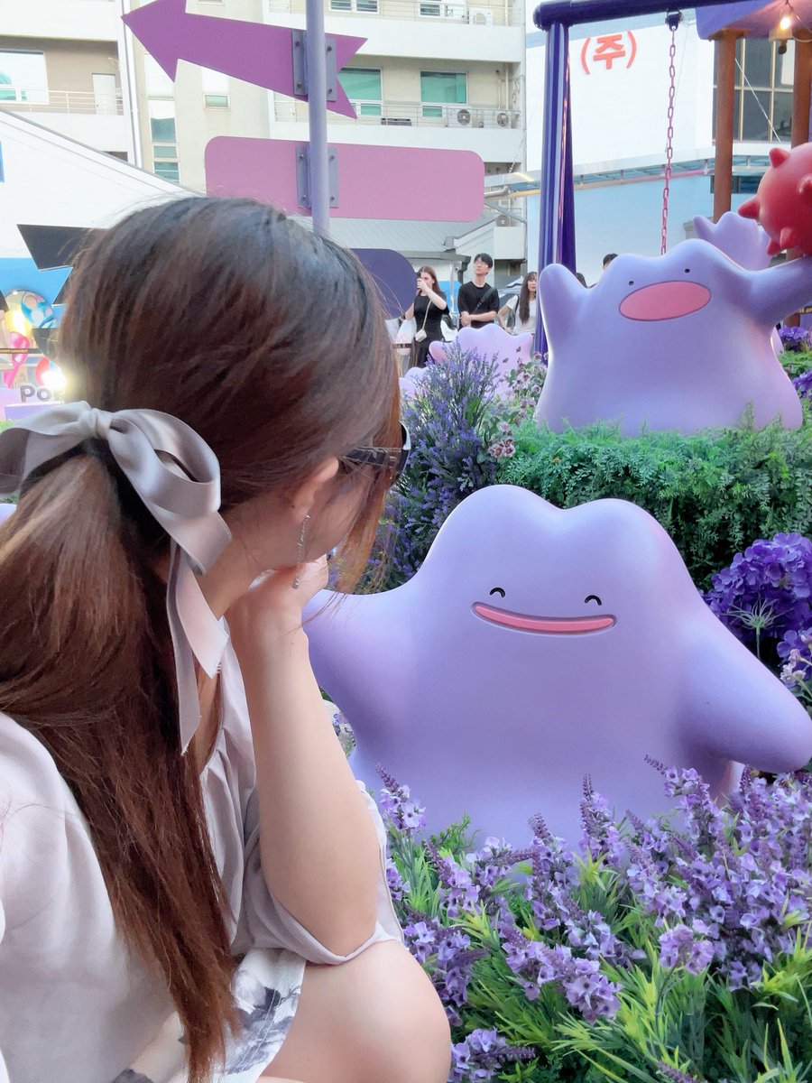 ko_yuli's tweet photo. あんにょん！🇰🇷
韓国のポケモンメガフェスタいってきたよ！メタモンかわいかった😍💜
#pokemonmegafesta2026 https://t.co/X9wc7OzpZ6
