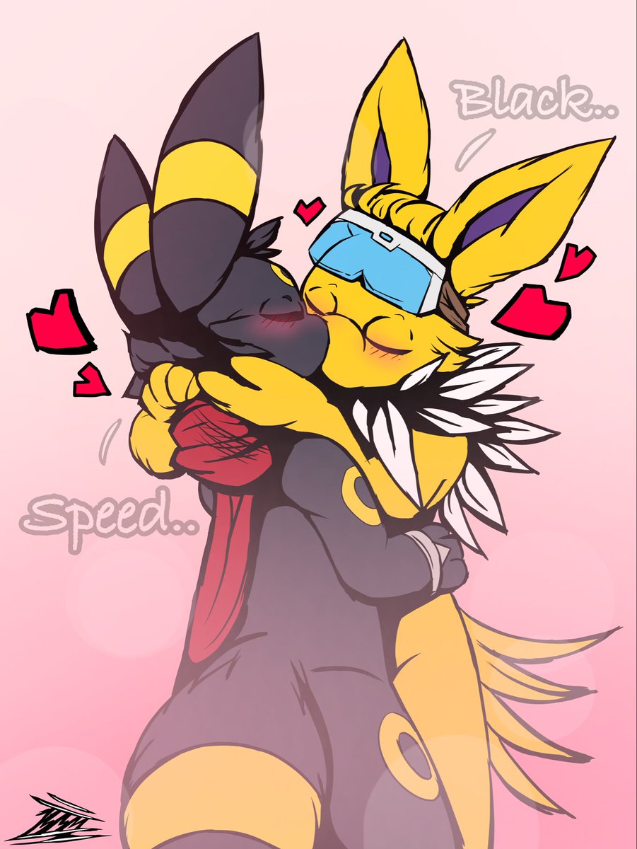 McMigMiggy's tweet photo. Speed x Black | A moment together

I love these two so much I had a lot of fun drawing them for the entire May. Can’t wait to draw more of these guys again soon. Thank you all for enjoying this long Spack yaoi road lel. 

#pokemon #eeveelution #eeveelutionsquad #jolteon #umbreon https://t.co/mclTECKbcp