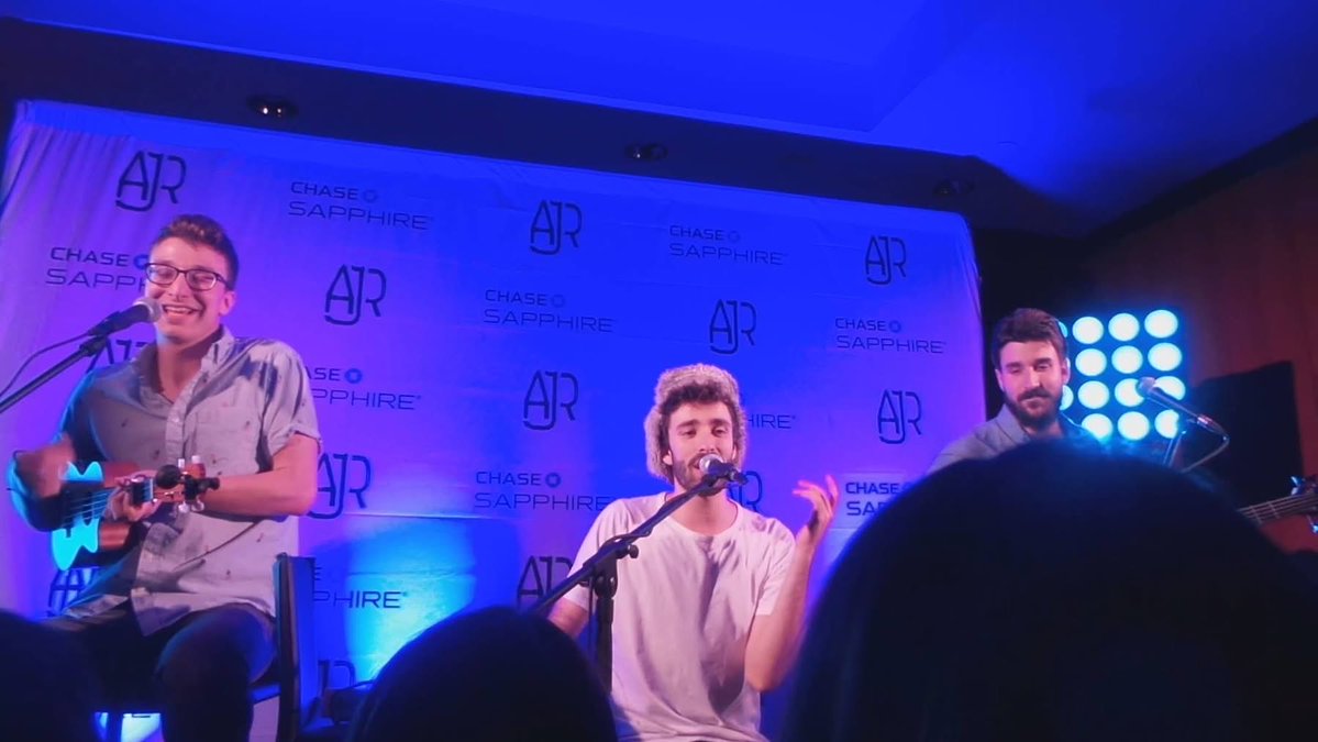 FanofAJR's tweet photo. 9 years ago today AJR had their The Click release party!! https://t.co/aDXYORg4hd
