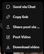 CrissyThere's tweet photo. what the FUCK was the point in swapping copy link with send via chat elon https://t.co/JIxmz9tTwB